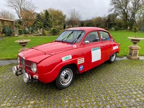 Saab 96 V4 (1971) - als Lot 385 an der Bonhams MPH Bicester Heritage Versteigerung am 11. Dezember 2020