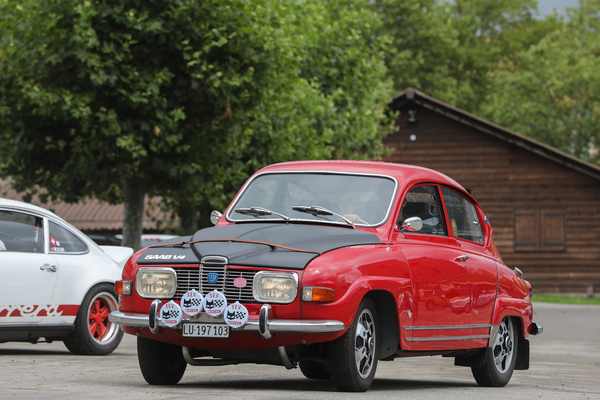 Saab 96 V4 (1972) - Oldtimer Sunday Morning Treffen Zug am 6. August 2023