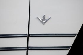 Saab 96 V4 Deluxe (1969) - das V4-Emblem weis auf den Viertaktmotor von Ford hin