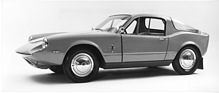 Saab Sonett II (1966) - die ganze Front konnte aufgeklappt werden