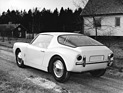 Saab Sonett II Prototyp (1965) - Heckansicht des Entwurfs von Björn Karlström, eingekleidet in Stahlblech
