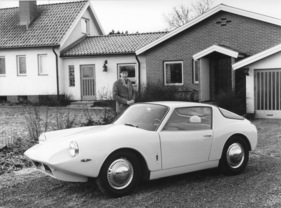 Saab Sonett II Prototyp (1965) - die Frontgestaltung von Björn Karlström entspricht weitgehend dem Serienfahrzeug