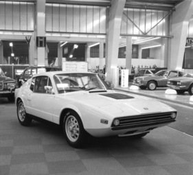 Saab Sonett III (1971) - ausgestellt auf dem Genfer Automobilsalon 1971