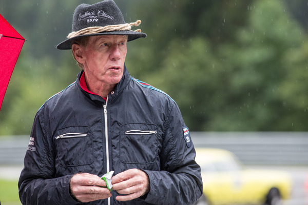 Saalbach-Classic 2014 - Mit dem richtigen Hut macht der Regen dem Walter Röhrl nix aus