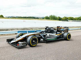 Sahara Force India VJM08 Formula 1 Racing Single-Seater (2015) - offered as Lot 335 at the Bonhams Goodwood Revival Auction on September 17, 2022