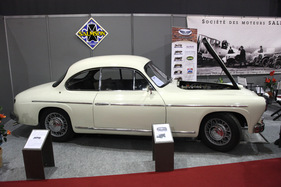 Salmson 2300 S (1954) - mit Chapron-Karosserie und Cotal-Getriebe, Teilnahme an der Mille Miglia und in Le Mans 1955 - auf dem Clubstand (Rétromobile 2013)