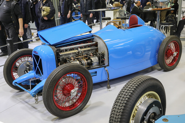 Salmson C10 (1927) - Achtzylinder-Rennwagen mit 1092 cm3 und zwei Cozette-Kompressoren, rund 200 km/h schnell - Sonderschau Montlhéry 100 Jahre - Rétromobile Paris 2024