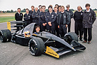 Image: Sauber C12 Ilmor (1992) - with almost the entire Sauber team at the first rollout in 1992