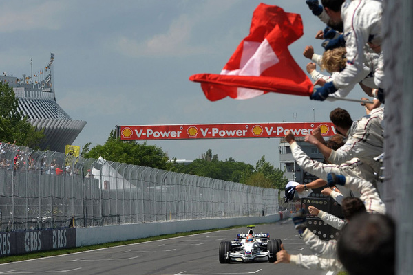 Image: Sauber double victory at the 2008 Canadian Grand Prix - 50 years of Sauber Motorsport