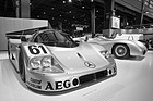 Sauber-Mercedes C9 (1989) - als Rennwagen noch schön sein durften - an der Rétromobile Paris 2014