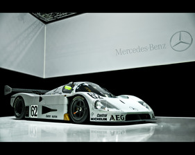 Sauber Mercedes C9 an der Rétromobile 2012 in Paris