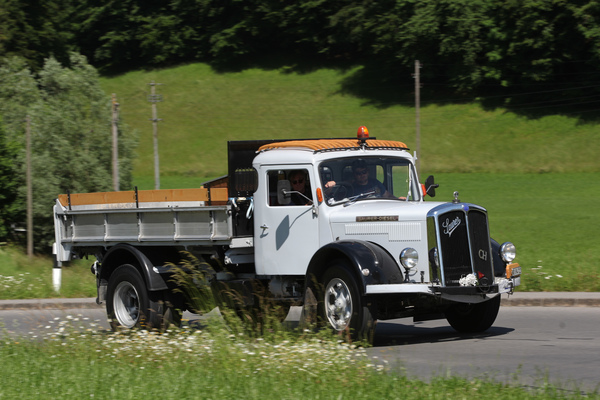 Saurer SV 2C (1962) - LKW auf der Ausfahrt - Oldtimer in Obwalden (O-iO) 2019