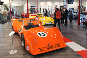 Sbarro CanAm (1968) - die Technik kam von einem Ford GT40, der Wagen war in den Jahren 1970 und 1971 erfolgreich - Sonderschau Sbarro Concept-Cars in der autobau erlebniswelt 2022