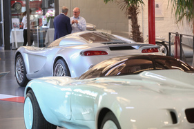 Sbarro Lista Office (LO) (2009) - von hinten gesehen - Sonderschau Sbarro Concept-Cars in der autobau erlebniswelt 2022