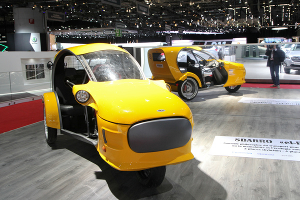 Sbarrro el-Richo (2019) - neues Konzept mit drei Rädern und drei (Hybrid) oder 4 (elektrisch) Plätzen - Genfer Automobilsalon 2019