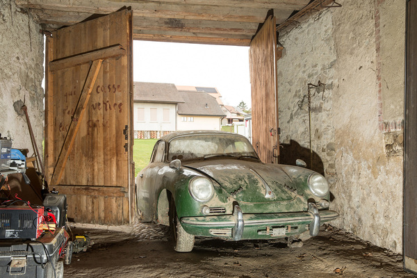 Bild: Scheunendfund Porsche 356 B T6 Super 90 von 1963 - gemeldet für die Versteigerung der Oldtimer Galerie an der Swiss Classic World 2026