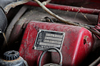 Scheunenfund Volvo P1800 S (1968) - Chassisplakette mit Farbangabe