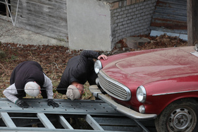 Scheunenfund Volvo P1800 S (1968) - alles passt, kein Aufsetzen ist zu befürchten