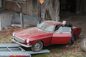 Scheunenfund Volvo P1800 S (1968) - ... und aufgeladen