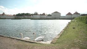 Schloß Nymphenburg in München,wird auch immer gerne fuer Filmdreharbeiten genutzt