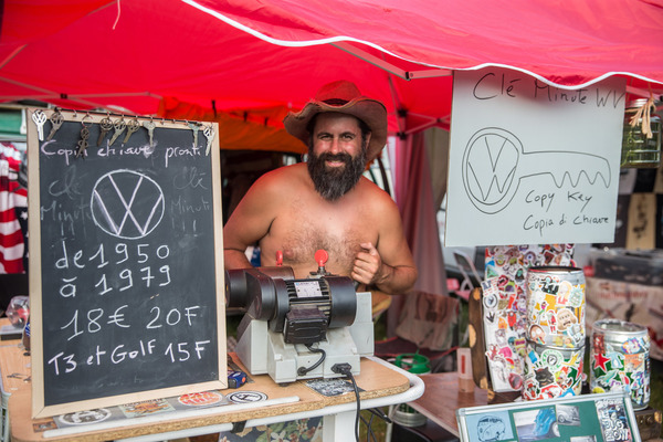 Schlüssel-Service vor Ort - Treffen der luftgekühlten Volkswagen in Château-d'Oex 2017