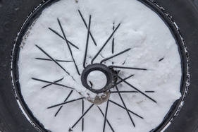 Schnee im Rad - Impressionen von der Planai-Classic 2017