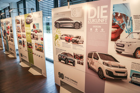 Schön zusammengestellte Schautafeln der Wanderausstellung