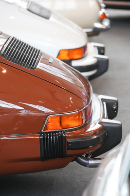 Bild: Schöne Hintern - Porsche 911 der G-Serie - Motorworld Classics Berlin 2016