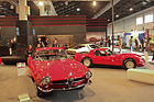 Schöner Alfa Romeo Stand mit Giulia SS, TZ 2 und Montreal-Prototyp - Auto e Moto d'Epoca Padova 2015