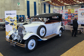Schöner Citroën wirbt für Epoque'Auto - Oldtimer- und Teilemarkt Fribourg 2019