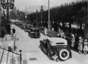 Schönheitskonkurrenz Luzern - Corso der Schönsten am Quai in Luzern
