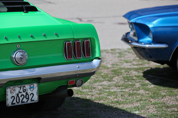 Schon an kleinen Details erkennt man den Ford Mustang sofort - 7. Mustang & Shelby Meeting in Zug am 3. August 2019