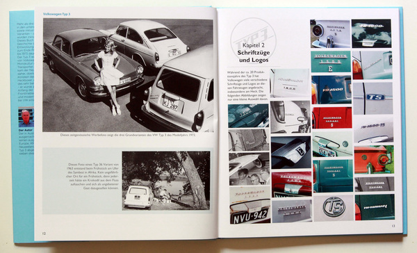 Schriftzüge und Logos - Buch "Volkswagen Typ 3: Geschichte, Technik, Varianten"