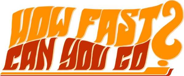 Lettering of the new special exhibition "How fast can you go? American Muscle Car Madness" - PS.Speicher Einbeck