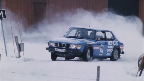 Schweden Rallye - Standbild aus dem Film "Quattro Jahre" von Helmut Deimel