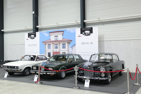 Schweizer Autobau und Montage auf dem Stand des Swiss Car Register - Alvis Graber, Felber Pontiac und Opel Manta Montage Suisse - Swiss Classic World Luzern 2021