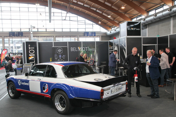 Schweizer Versicherer Belmot mit grossem Stand - Motorworld Classics Bodensee 2019