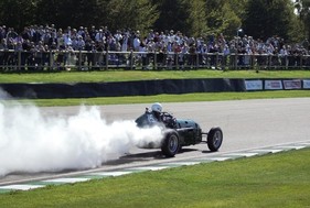 Scirocco BRM (1963) von Paul Woolley - leider mit einem Problem unterwegs - Goodwood Revival 2019