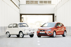 Seat 600D (1966) - im Vergleich mit dem Seat Ibiza FR von 2016