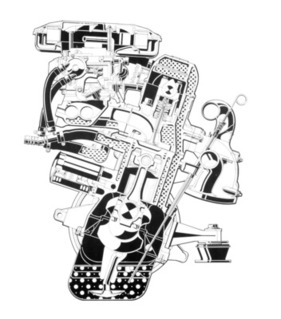 Seat Ibiza (1984) - Motorkonstruktion von Porsche