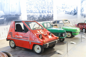 Bild Sebring-Vanguard Citicar (1974) - Elektroauto aus USA - Microcars-Sonderschau Pantheon 2022/2023