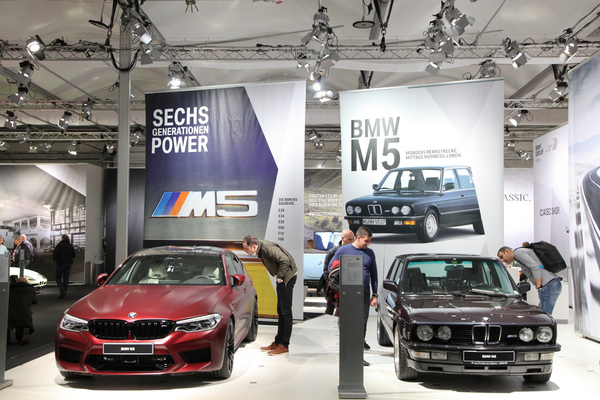 Sechs Generationen BMW M5 - Techno Classica Essen 2018