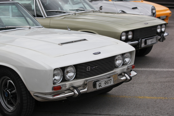 Sehr seltener Jensen FF mit Vierrad-Antrieb von Ferguson - British Car Meeting Mollis 2017