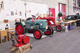 Seltene Traktoren der Vergangenheit - Oldtimer- und Teilemarkt Fribourg 2019