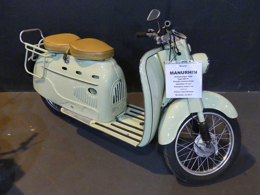 Seltener Roller - Manurhin SM75 - Salon Auto-Moto-Classic Strasbourg 2018