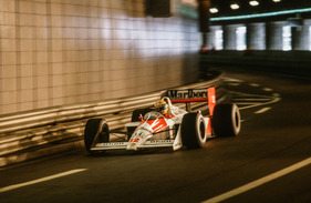 Senna 1988 auf dem Weg in die andere Dimension im Tunnel unter dem Loews-Hotel (Pos 17)
