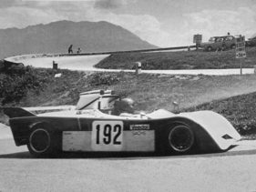 Sepp Greger im Porsche mit Brixner-Karosserie – Brixner Karosserien