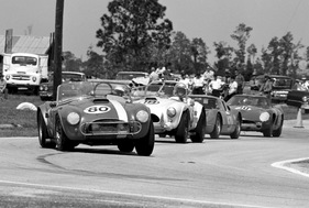 Shelby Cobra (1964) - Berühmte Fahrzeughersteller im Kampf - Cobra, Cobra, Porsche, Ferrari von N.A.R.T. (12 Stunden von Sebring 1964)
