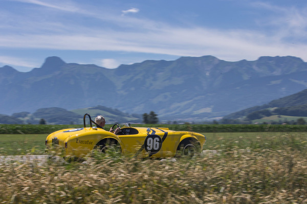 Shelby Cobra 289 (1967) - für einmal die Kulisse von Riverside mit dem Bernbiet vertauscht