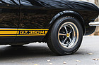 Shelby GT 350-H (1966) – verchromte Magnum-500-Räder mit dem Logo des "Hertz Sports Car Club" in der Mitte